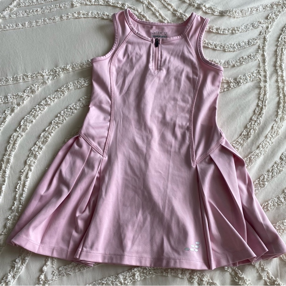 Athletic Pink Sleeveless Tennis Dress 6